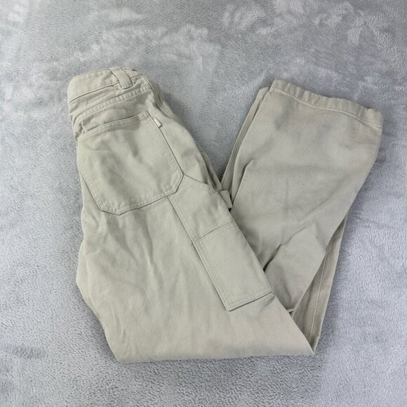 TNA Greenwich Pant Tan Straight Leg Pants Women’s Size 4 US - Picture 9 of 12